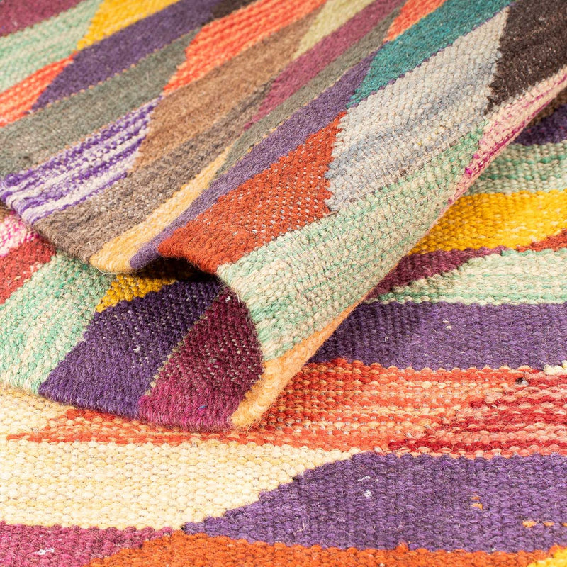 Moderní kilim Koberec 166x215cm - Vlněný koberec