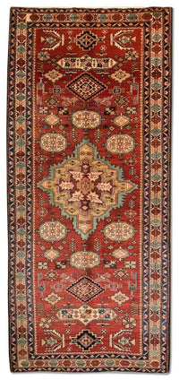 Runner Perský koberec - Nomádský - 329 x 138 cm - červená – product image