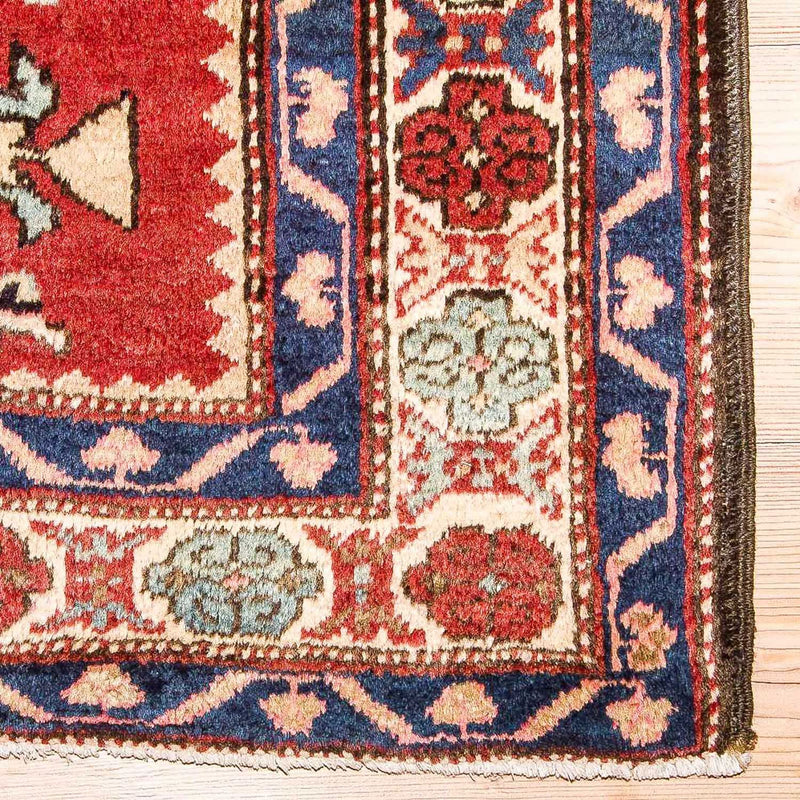Runner Perský koberec - Nomádský - 329 x 138 cm - červená