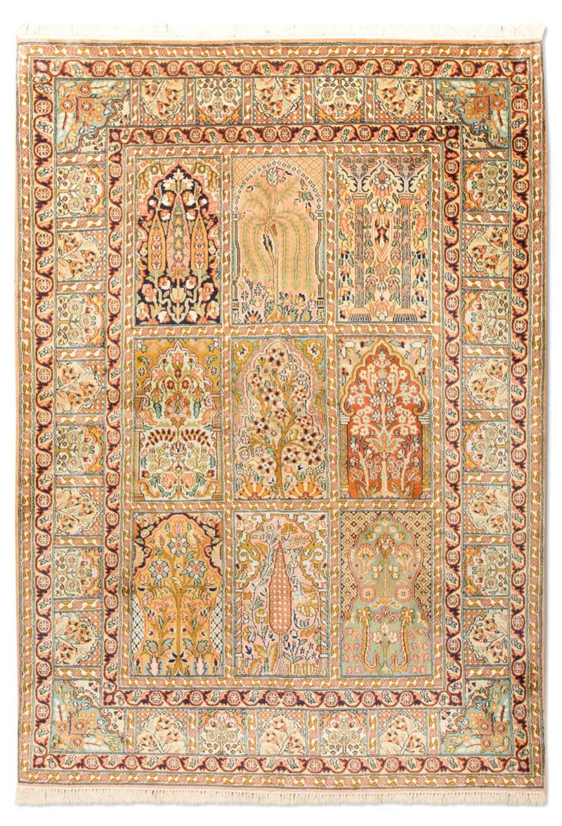 Kašmírské hedvábí Koberec 124x184cm - Orientální koberec