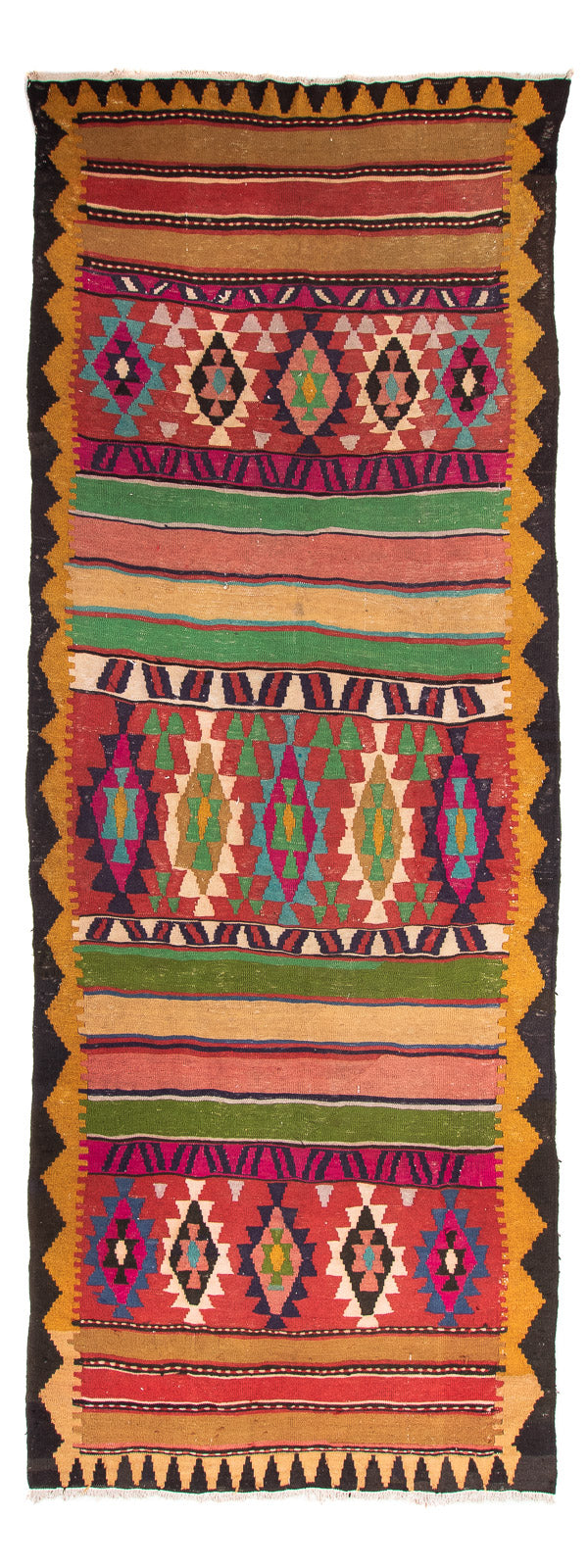 Starý kilim Koberec 140x355cm