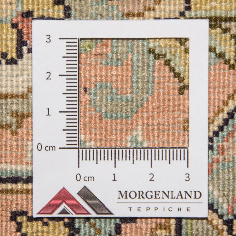 Hedvábný koberec - Kašmírské hedvábí - 335 x 243 cm - béžová