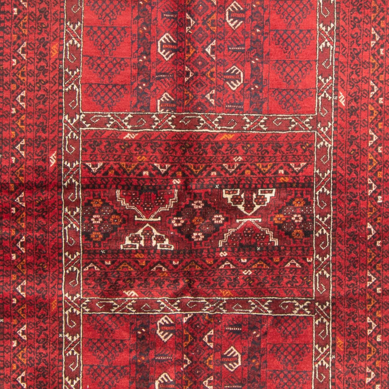 Turkamanský koberec - 234 x 160 cm - červená