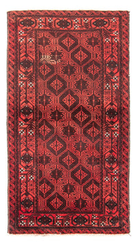 Runner Balúčský koberec - 196 x 102 cm - červená – product image