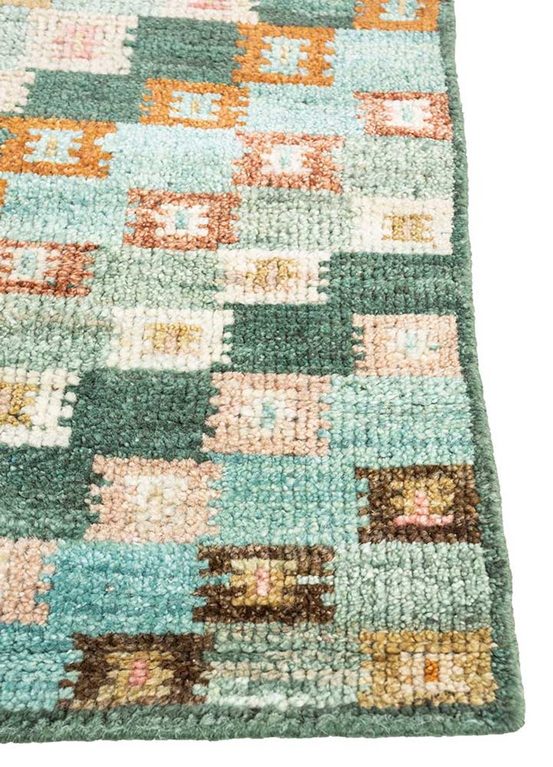 Vlněný koberec - 270 x 180 cm - oranžová