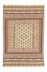 Afghánský kilim Koberec 127x183cm - béžová – product image