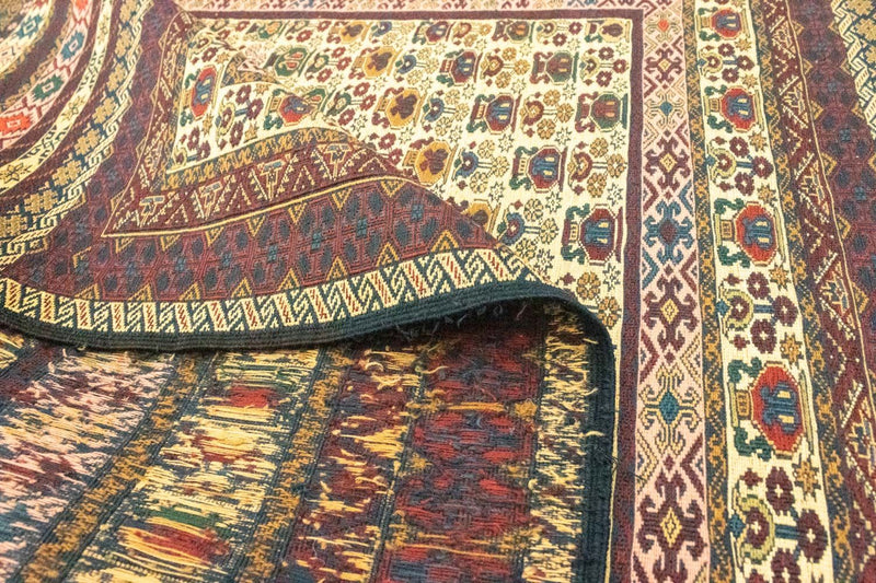 Afghánský kilim Koberec 127x183cm - béžová