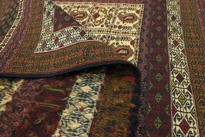 Kelimský koberec - Orientální - 196 x 123 cm - béžová