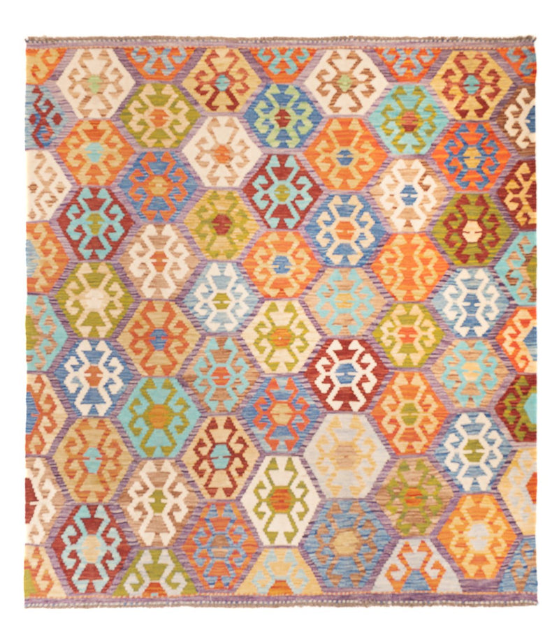 Kilim Maimana Koberec 189x201cm - Vlněný koberec