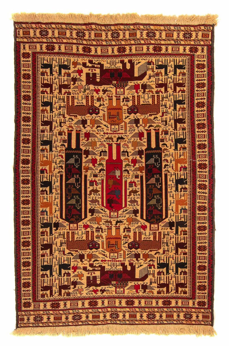 Afghánský kilim Koberec 129x197cm