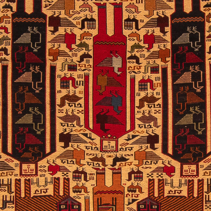Afghánský kilim Koberec 129x197cm