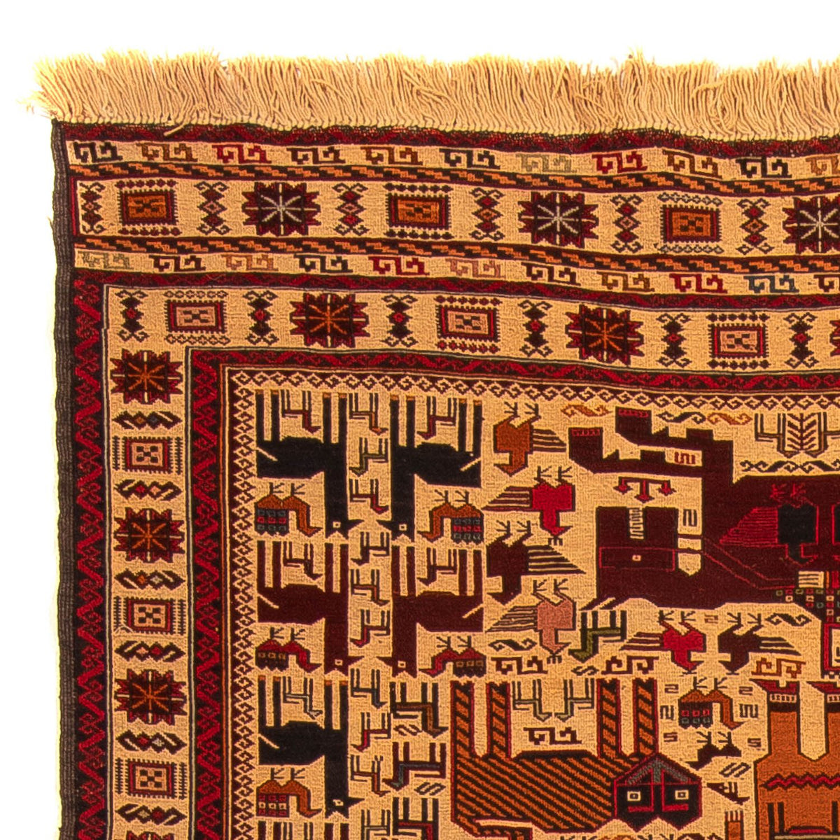 Afghánský kilim Koberec 129x197cm