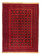 Afghánský kilim Koberec 151x198cm - tmavě červená