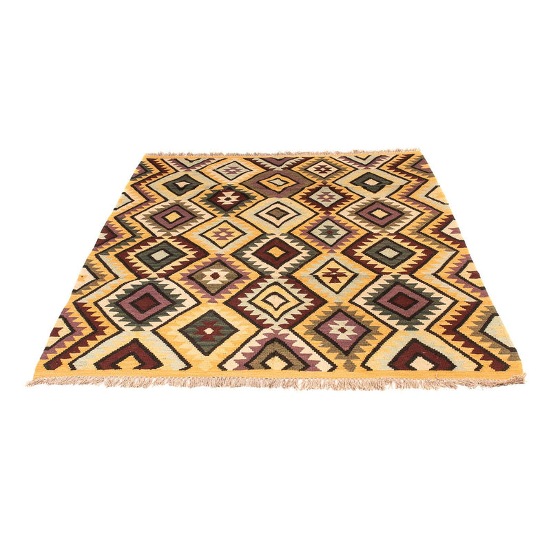 Kilim Maimana Koberec 154x193cm - Vlněný koberec