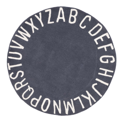 Abeceda ABC Dětský koberec Kulatý