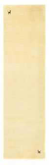 Indo Gabbeh Koberec Asteria - Vlněný koberec - Běhoun / Béžová / 80 x 300 cm Běhoun