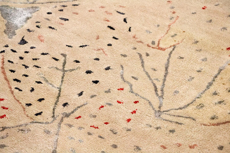 Designer Teppich 242 x 155 cm Wohnzimmer Teppich