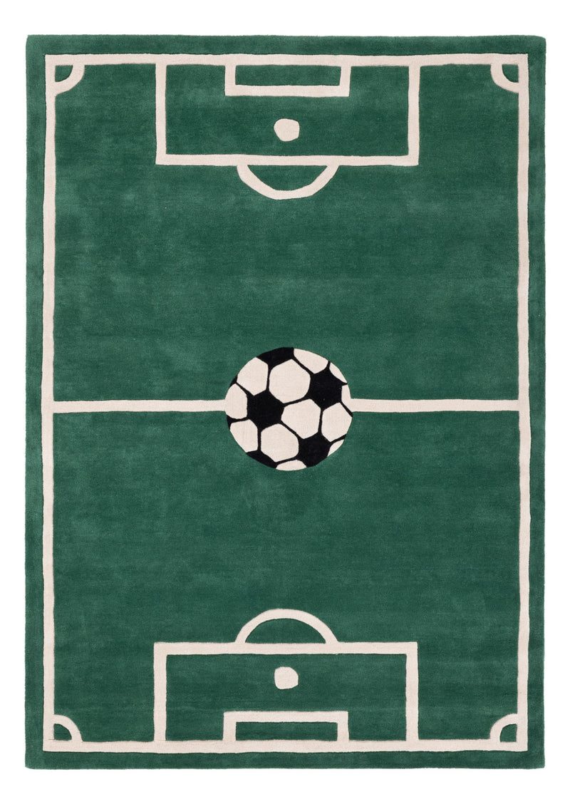 Dětský koberec Fussball - Vlněný koberec