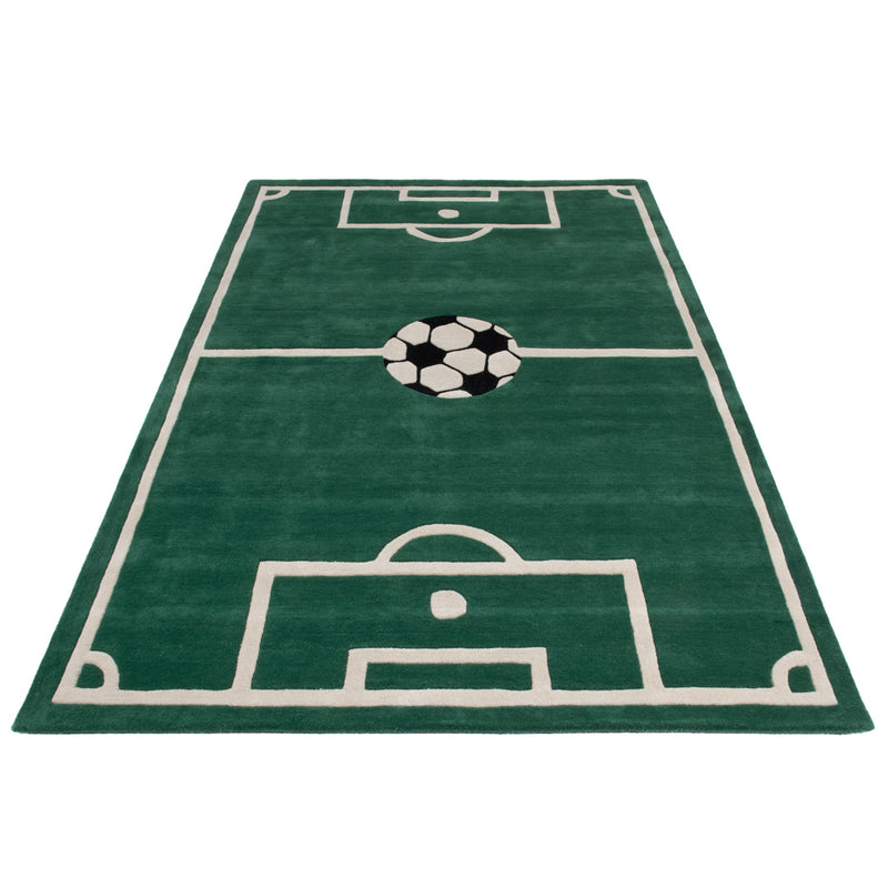 Dětský koberec Fussball - Vlněný koberec