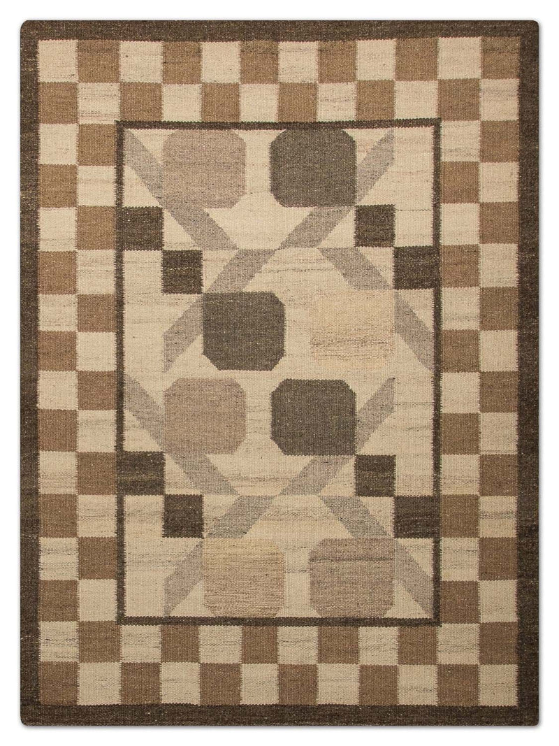 Moderní kilim Koberec 140x200cm - Vlněný koberec