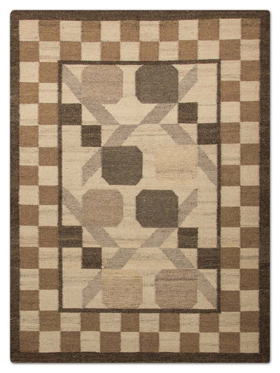 Moderní kilim Koberec 140x200cm - Vlněný koberec