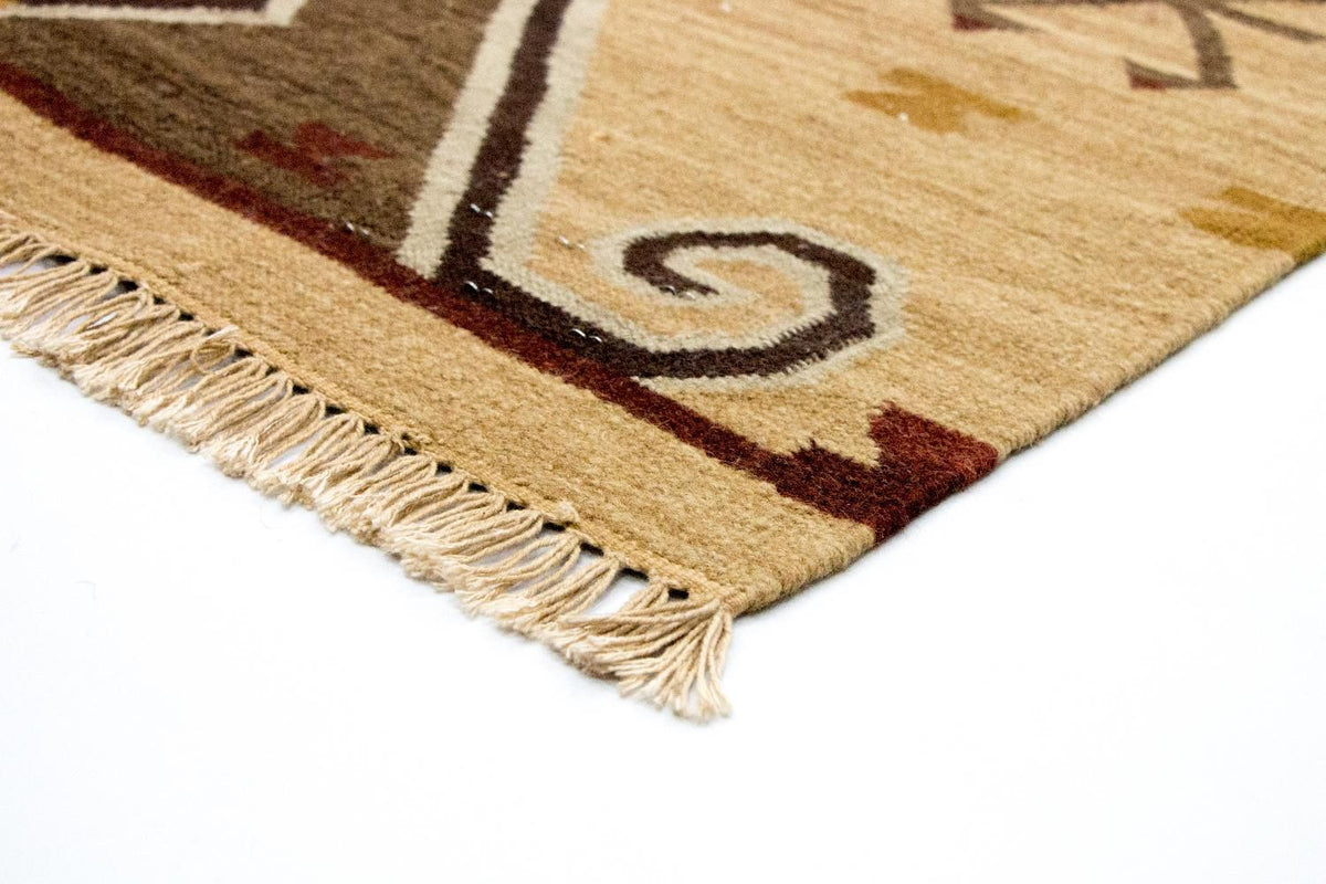 Moderní kilim Koberec 126x187cm - Vlněný koberec