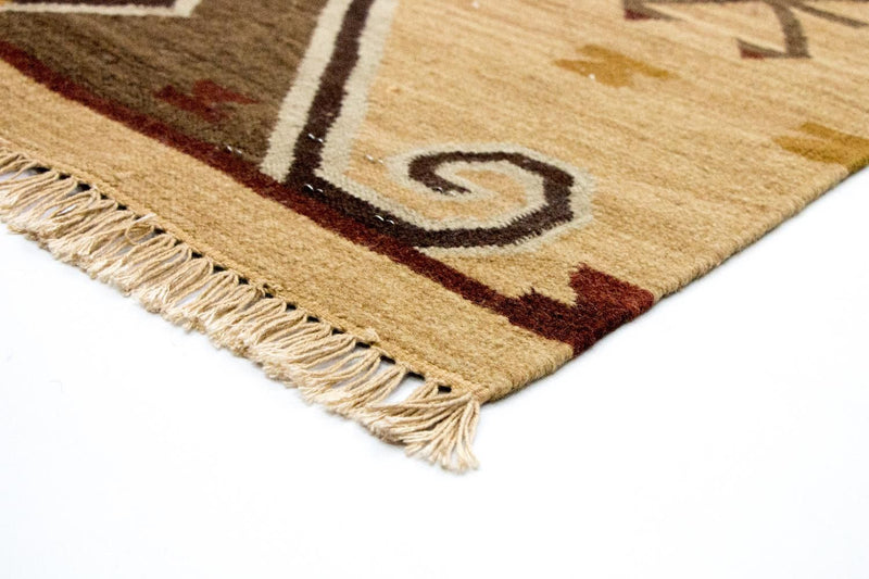 Moderní kilim Koberec 126x187cm - Vlněný koberec