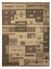 Moderní kilim Koberec 200x140cm - Vlněný koberec – product image