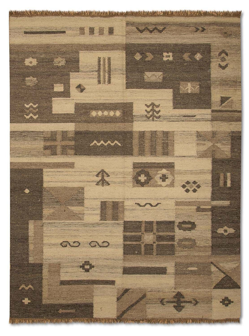 Moderní kilim Koberec 200x140cm - Vlněný koberec