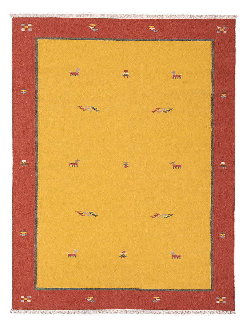 Moderní kilim Koberec - Vlněný koberec