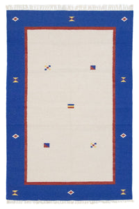 Moderní kilim Koberec 120x180cm - Vlněný koberec – product image