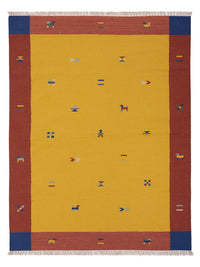Moderní kilim Koberec - Vlněný koberec – product image