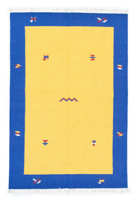 Moderní kilim Koberec 140x200cm - Vlněný koberec – product image