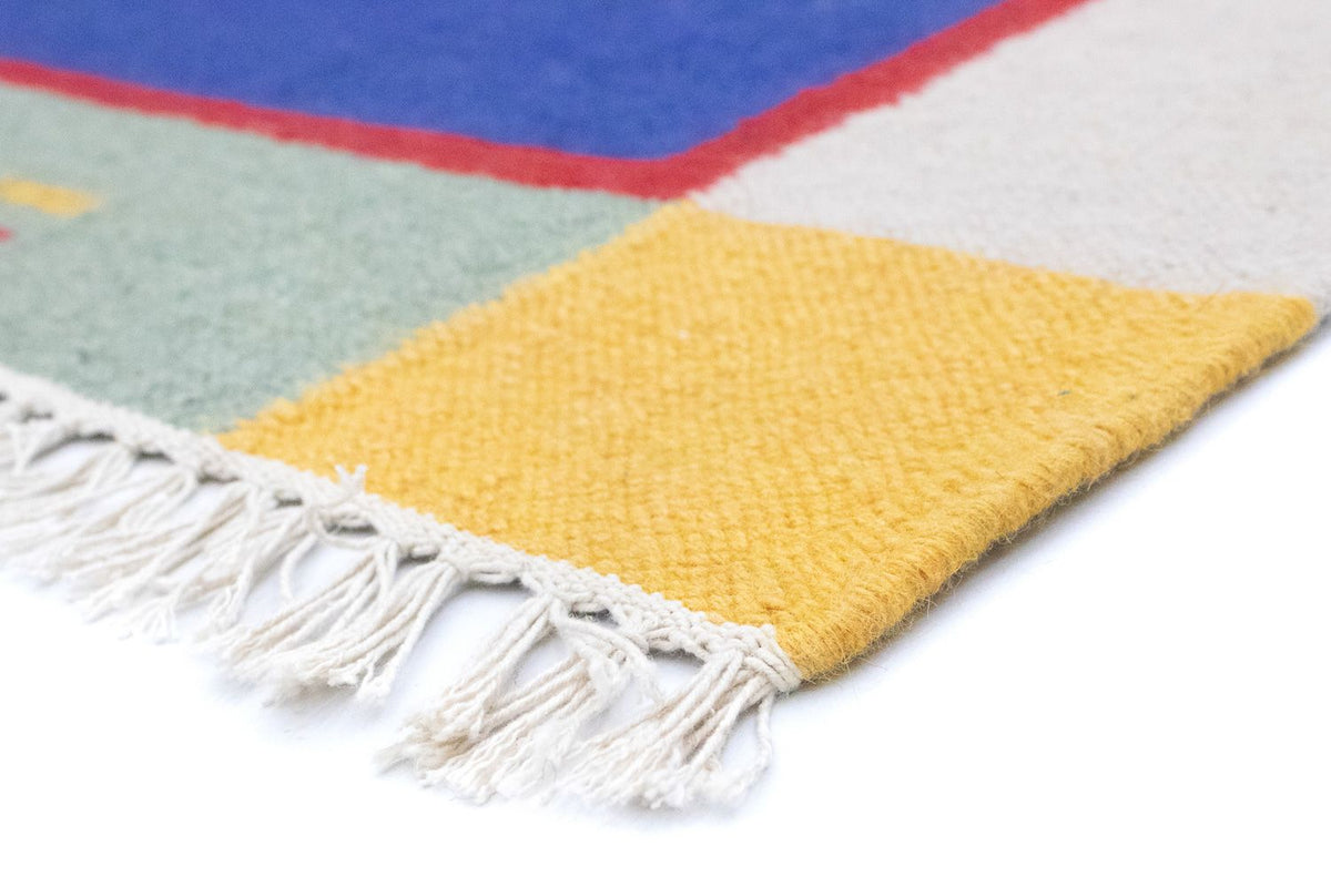 Moderní kilim Koberec 120x180cm - Vlněný koberec
