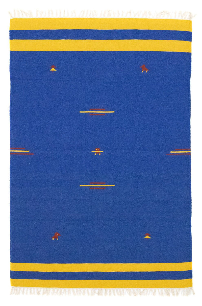 Moderní kilim Koberec 120x180cm - Vlněný koberec