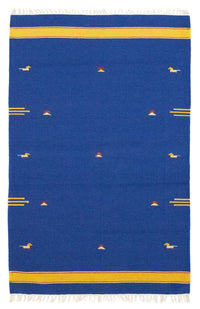 Moderní kilim Koberec 120x180cm - Vlněný koberec – product image