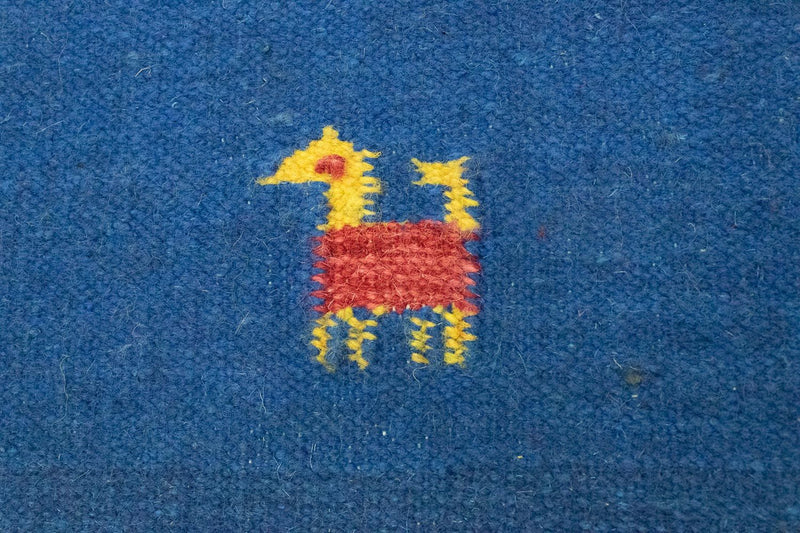 Kelimský koberec - Trendy - 200 x 140 cm - modrá