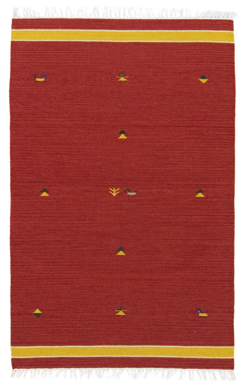 Moderní kilim Koberec 180x120cm - Vlněný koberec