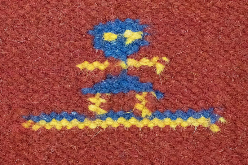 Moderní kilim Koberec 140x200cm - Vlněný koberec