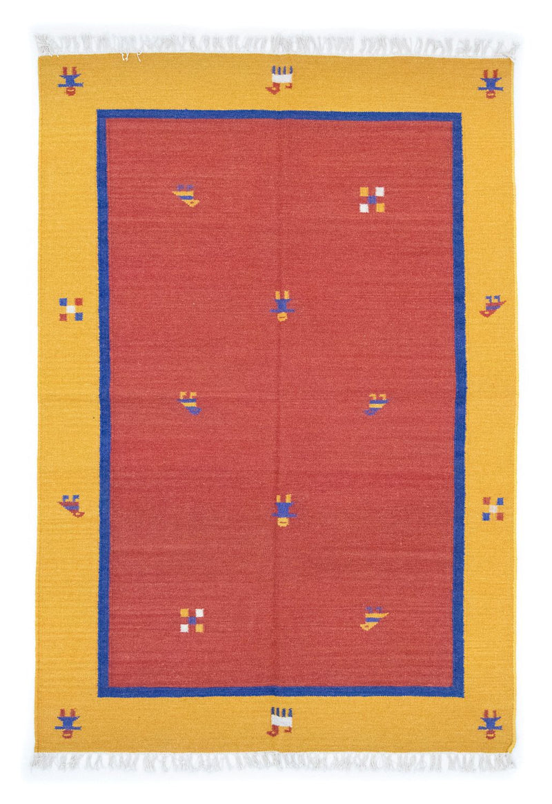Moderní kilim Koberec 140x200cm - Vlněný koberec