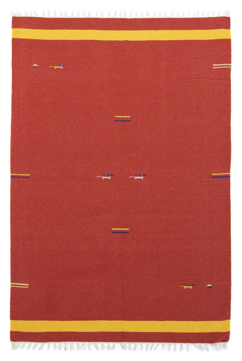 Moderní kilim Koberec 140x200cm - Vlněný koberec