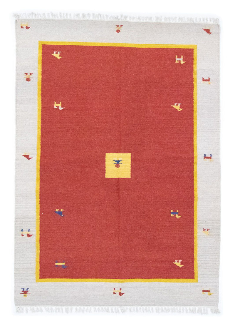 Moderní kilim Koberec 140x200cm - Vlněný koberec