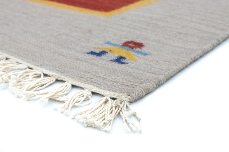Moderní kilim Koberec 140x200cm - Vlněný koberec