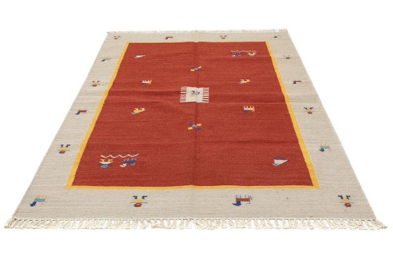 Moderní kilim Koberec 140x200cm - Vlněný koberec