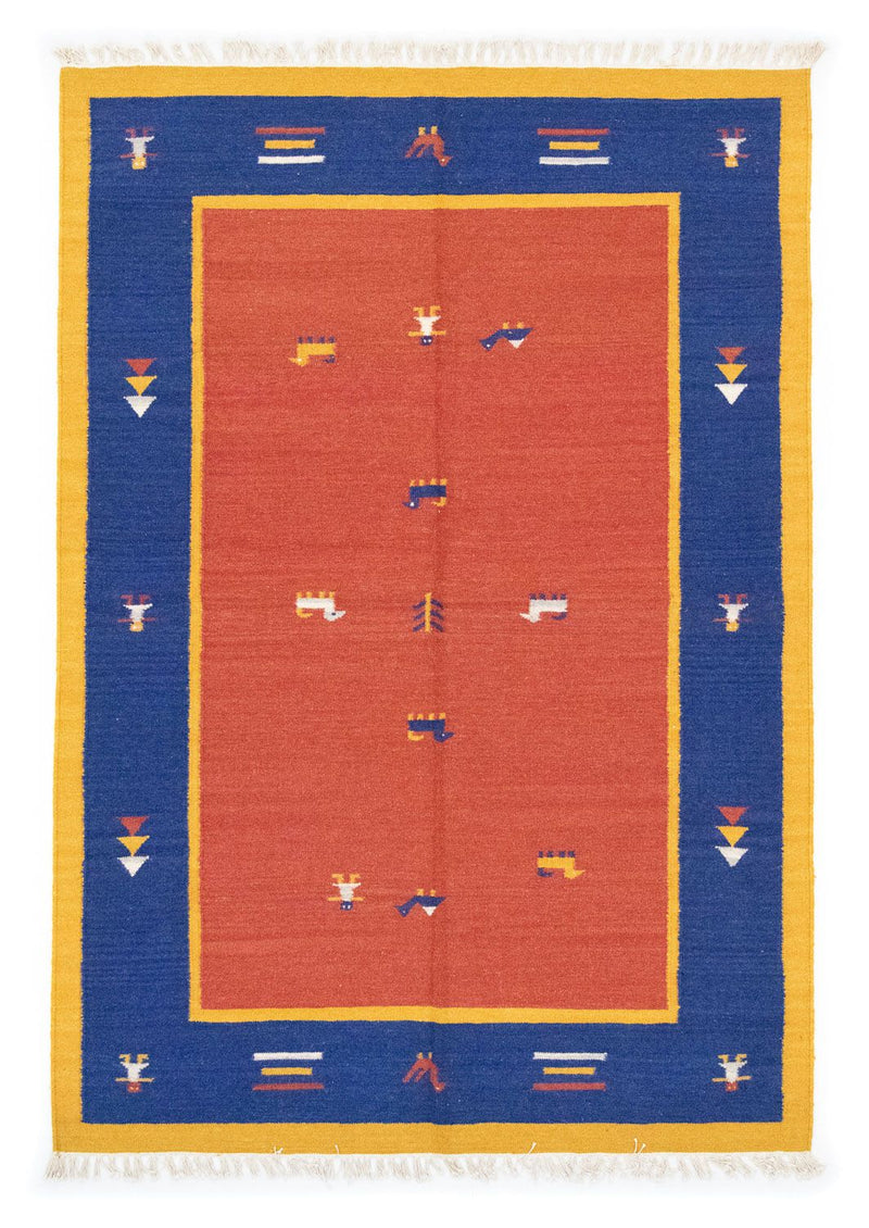 Moderní kilim Koberec 140x200cm - Vlněný koberec