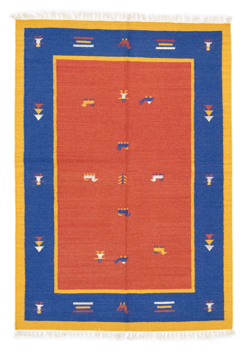 Moderní kilim Koberec 140x200cm - Vlněný koberec
