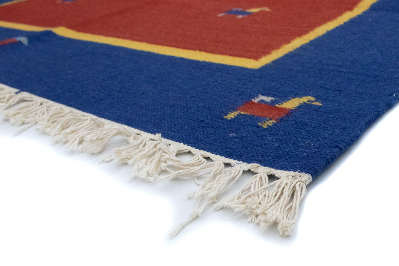 Moderní kilim Koberec 140x200cm - Vlněný koberec