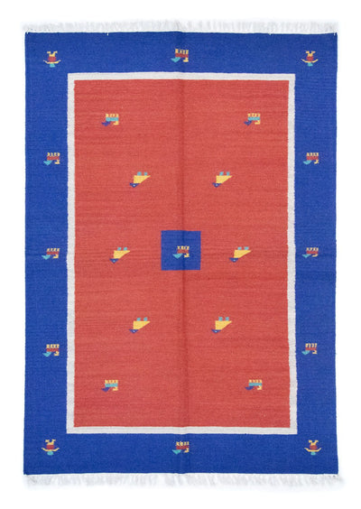 Moderní kilim Koberec 140x200cm - Vlněný koberec