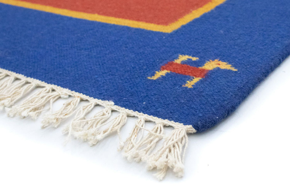 Moderní kilim Koberec 140x200cm - Vlněný koberec