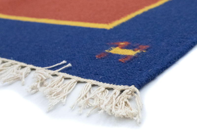 Moderní kilim Koberec 140x200cm - Vlněný koberec